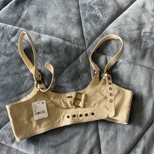 Free People leather harness